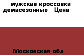 мужские кроссовки демисезонные › Цена ­ 2 000 - Московская обл., Щелковский р-н, Щелково г. Одежда, обувь и аксессуары » Мужская одежда и обувь   . Московская обл.
